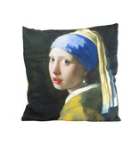 Funda de cojín, 45x45 cm, Vermeer, Niña de la perla