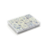 Mini Magnet Set, Delft Blue tiles