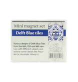 Juego de mini imanes, azulejos azules de Delft