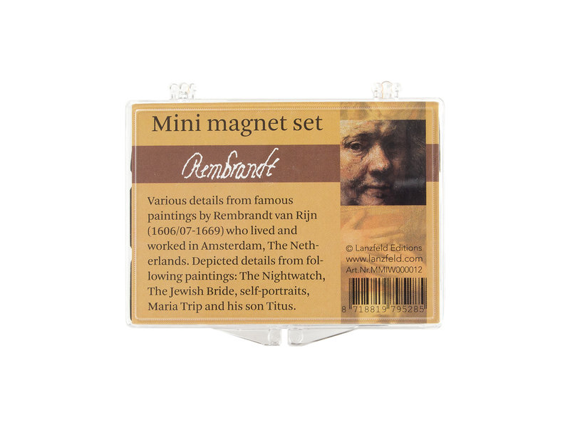 Mini Fridge Magnet Set, Rembrandt