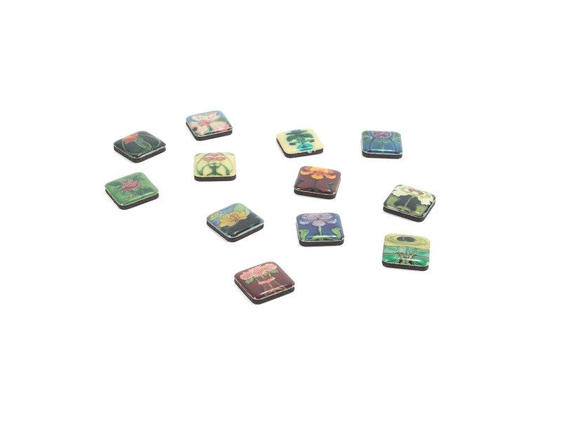 Mini Magnet Set, Art Nouveau tiles