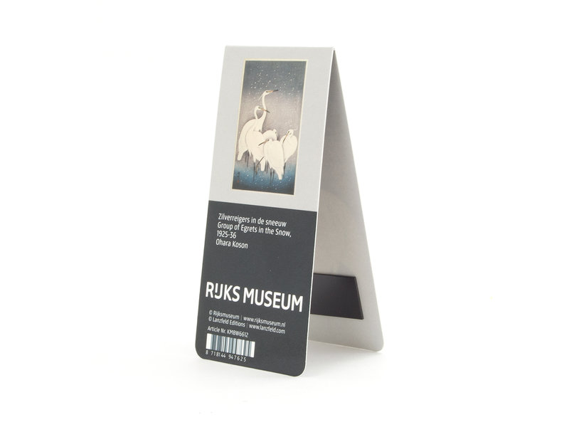 Magnetic Bookmark, Egrets in the Snow, Koson, Rijksmusem