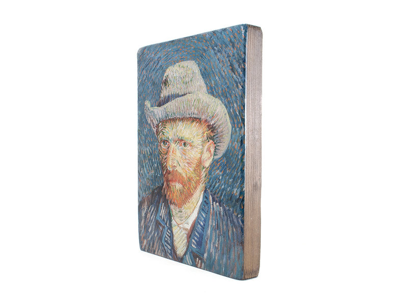 Maestros en madera, Autorretrato, Vincent van Gogh,  300 x  195 mm