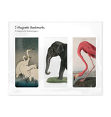 Set van 3, Magnetische boekenleggers , Dieren tekeningen