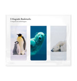 Set of 3, Magnetic bookmark, Polar