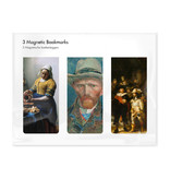 Set of 3, Magnetic bookmark, Rijksmuseum 2