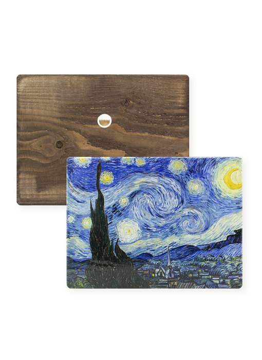 Masters-on-wood, Sterrennacht, Vincent van Gogh