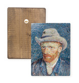 Maestros en madera, Autorretrato, Vincent van Gogh,  300 x  195 mm