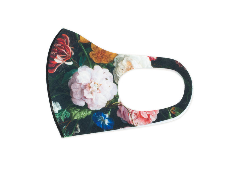 Mund Maske, Blumenstillleben, De Heem LF