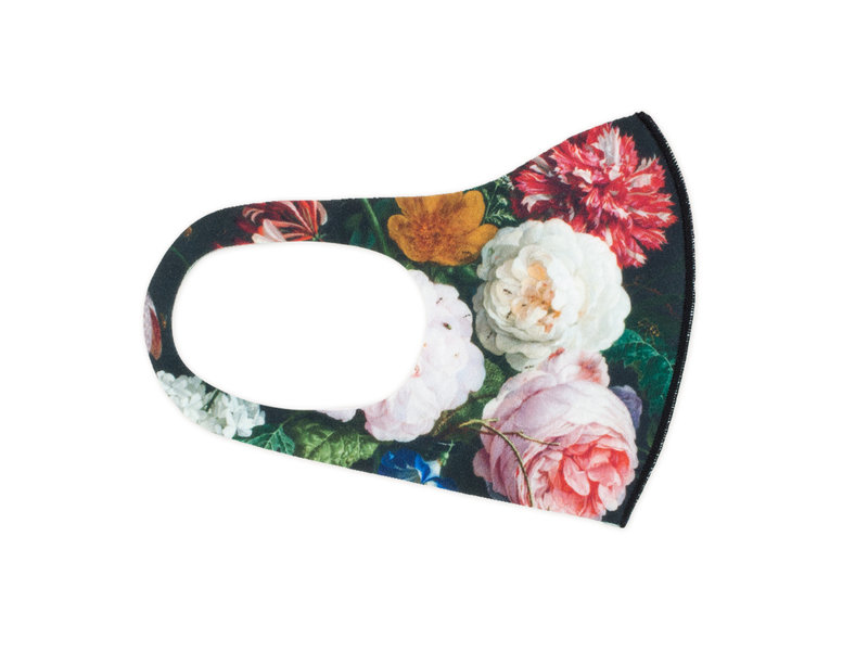 Mund Maske, Blumenstillleben, De Heem LF