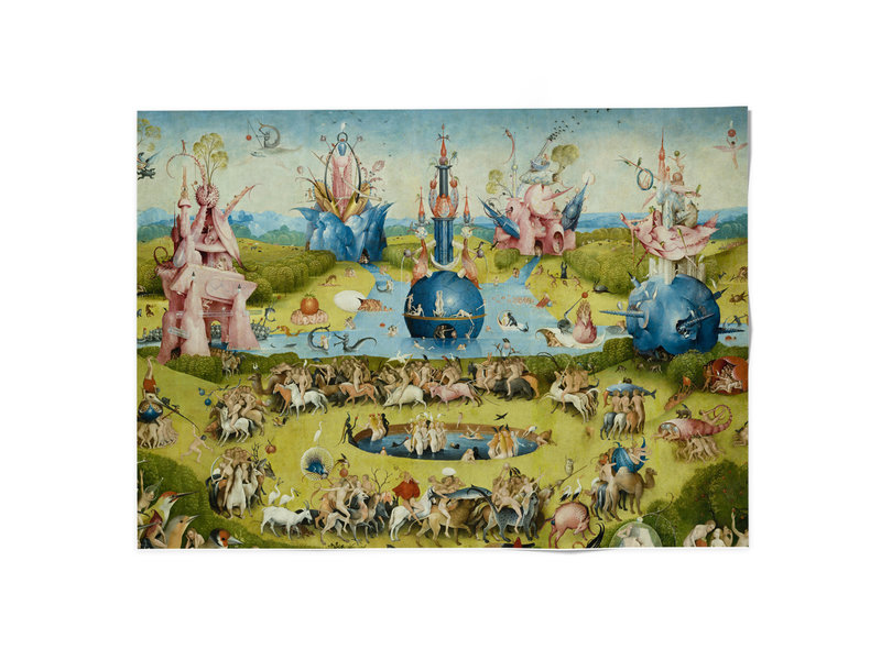 Cartel 50x70, Jheronimus Bosch, Jardín de las delicias