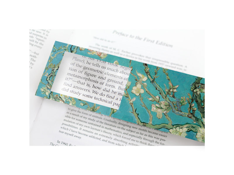 Magnifying Bookmark, Almond Blossom, Van Gogh