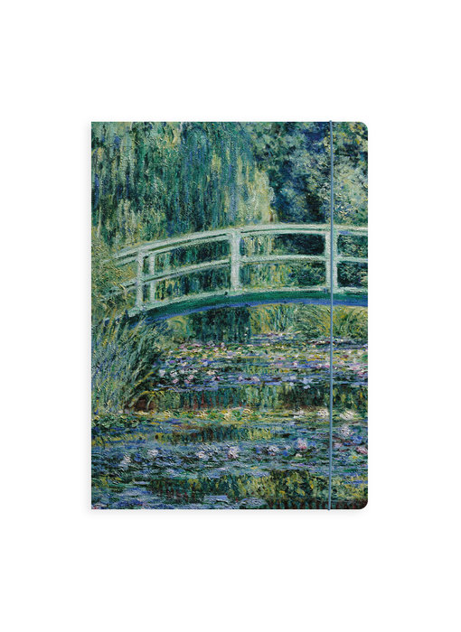 Portfolio with elastic closure,  Monet, Japanese bridge