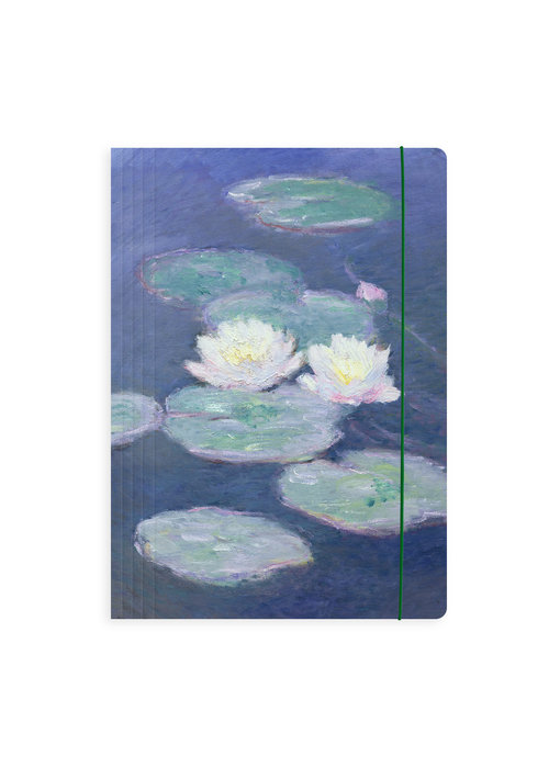 Carpeta portadocumentos, Monet, Nenúfares a la luz del atardecer