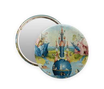 Miroir de poche,  Ø 80mm, Jheronimus Bosch, jardin des délices terrestres