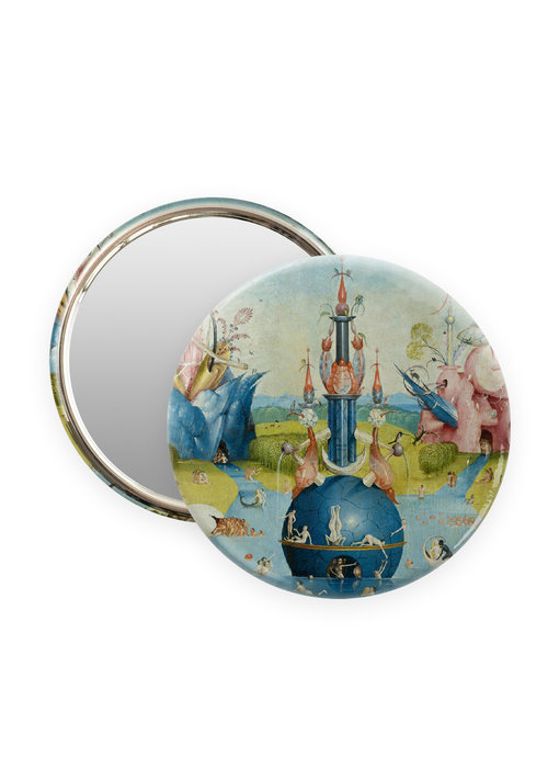 Miroir de poche,  Ø 80mm, Jheronimus Bosch, jardin des délices terrestres