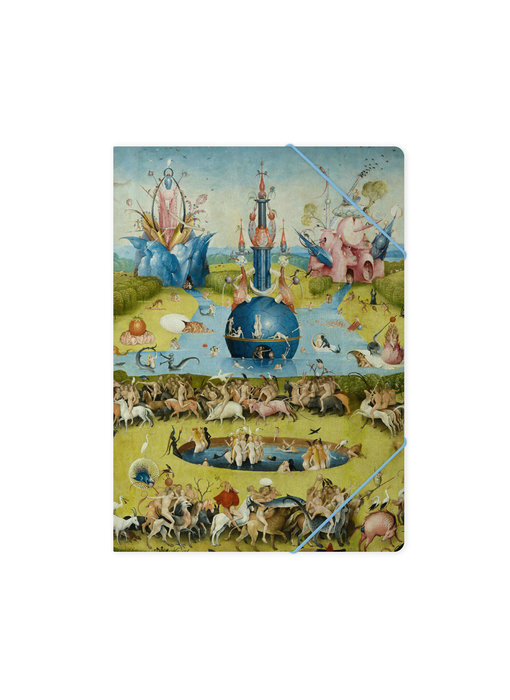 Chemise à dossier avec élastique, A4, Jheronimus Bosch, jardin des délices terrestres