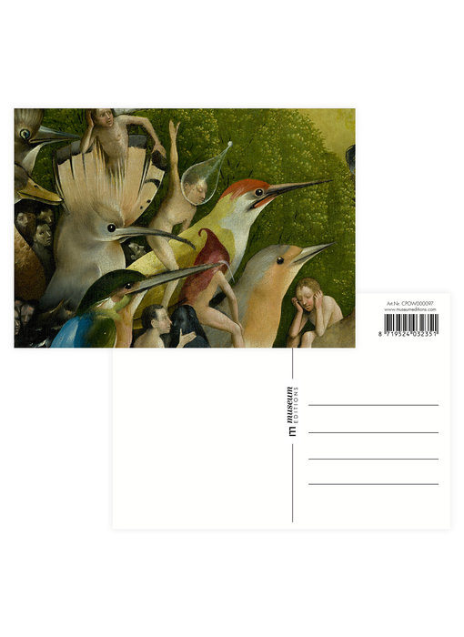 Postkarte, Hieronymus Bosch, Garten der irdischen Freuden