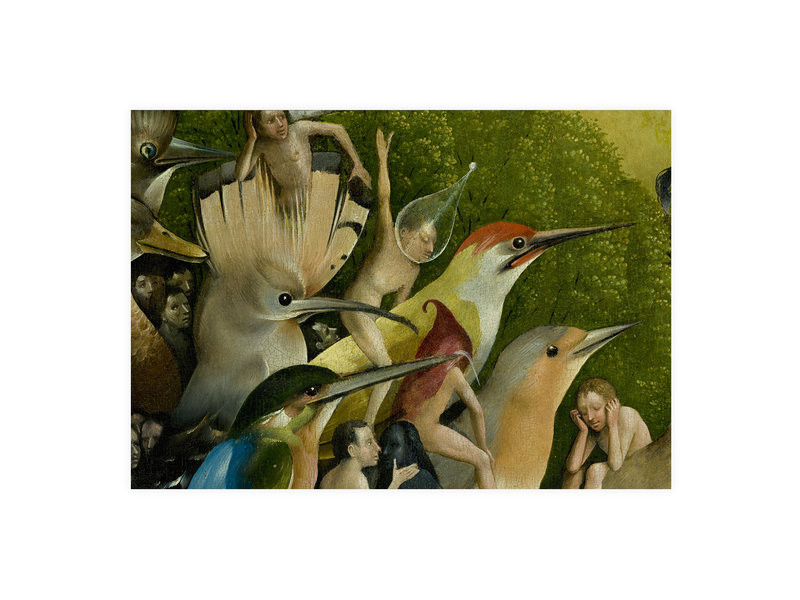 Carte postale, Hieronymus Bosch, Jardin des délices terrestres