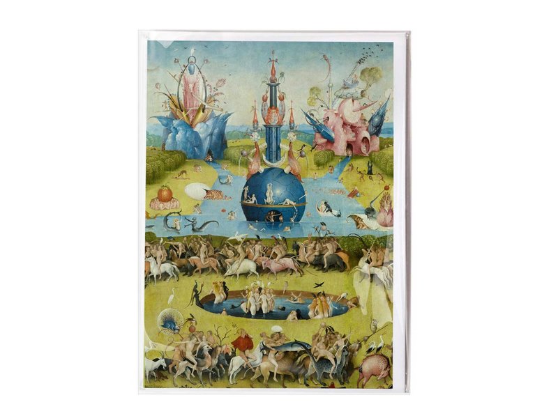 Tarjeta doble con sobre, Jheronimus Bosch