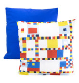 Cushion cover, 45x45 cm,  Mondrian, Victory Boogie Woogie