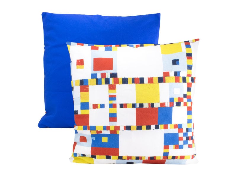 Cushion cover, 45x45 cm,  Mondrian, Victory Boogie Woogie