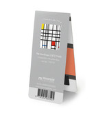 Magnetic Bookmark, Mondrian - composition with yellow-blue-and-red