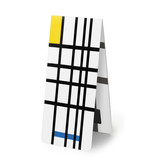 Magnetisches Lesezeichen, Mondrian - composition with yellow-blue-and-red