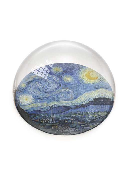 Presse-papier en verre, La nuit étoilée, Vincent van Gogh