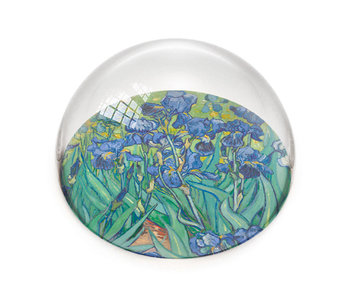 Pisapapeles de vidrio, Iris, Vincent van Gogh
