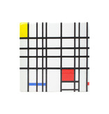 Masters-on-wood, Mondriaan,  composition with yellow-blue-and-red