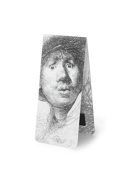 Magnetisches Lesezeichen, Rembrandt, überraschter Blick