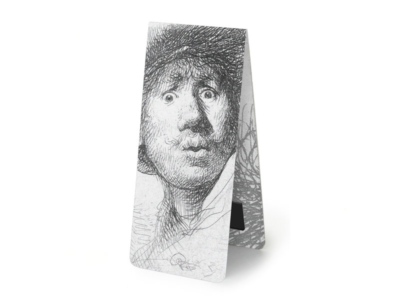 Magnetische Boekenlegger,  Rembrandt, verbaasde blik