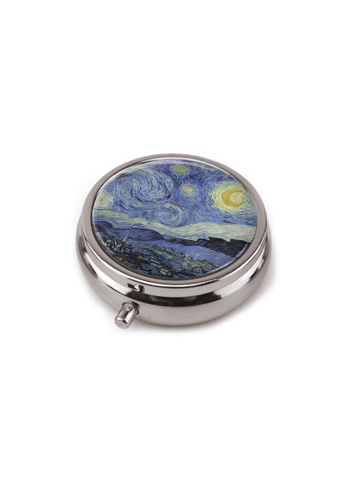 Pillbox , Starry night, Vincent van Gogh