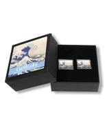 Cufflinks, , Hokusai, Great Wave