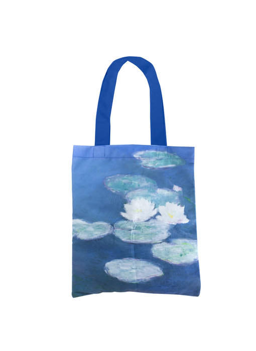 Cotton Tote Bag Luxe,  Waterlilies by evening light