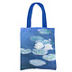 Bolsa de algodón Luxe, Monet, Nenúfares a la luz del atardecer