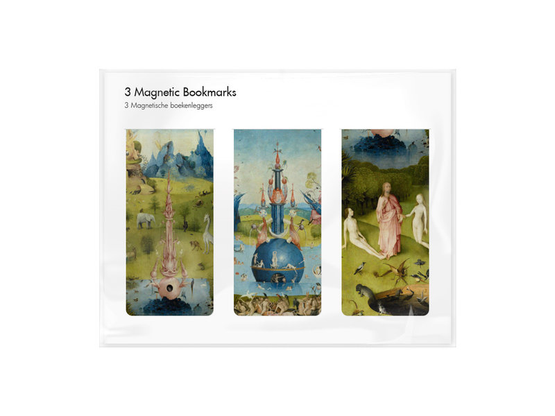 Lot de 3, signets magnétiques,  Hieronymus Bosch