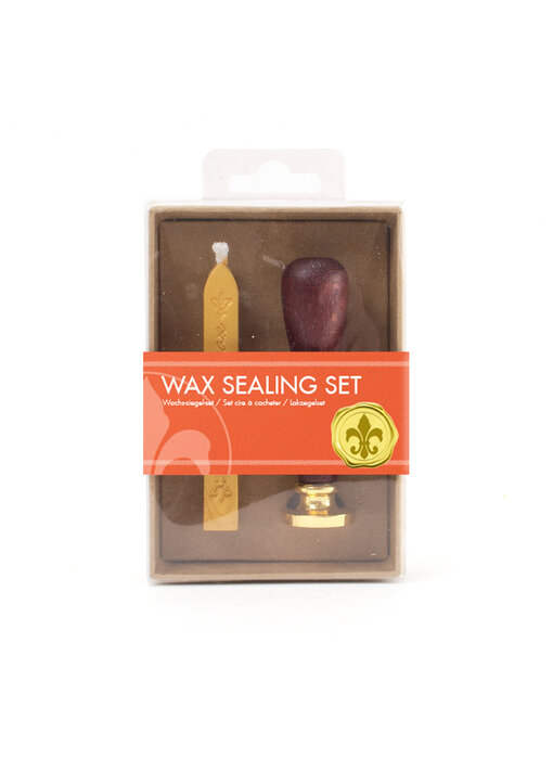 Wax sealing set, Fleur de Lys