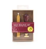 Wax sealing set, Rose  stamp