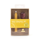 Wax sealing set, Cross stamp