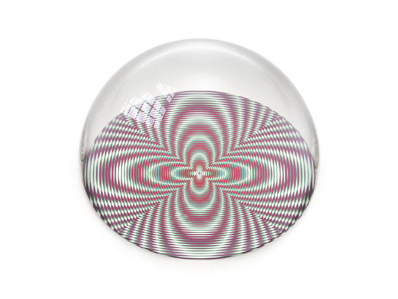 Paperweight, optical Art , coloured