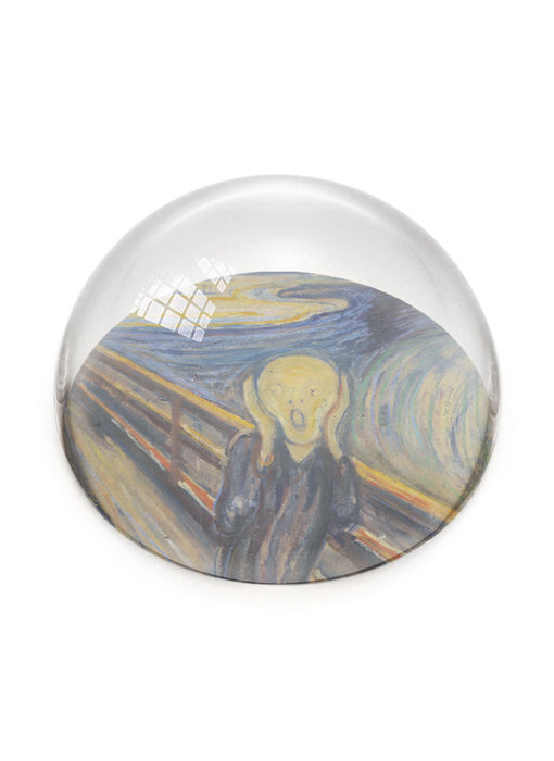 Pisapapeles de vidrio, Munch, el grito