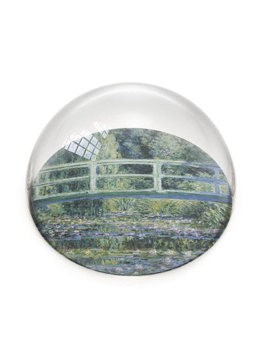 Pisapapeles de vidrio,  Monet, Puente japonés
