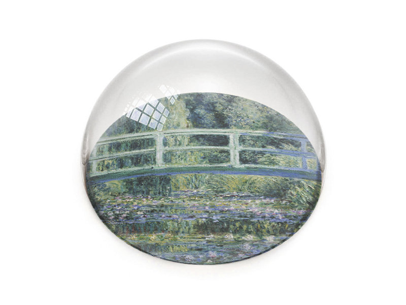 Paperweight, Monet, Japanese bridge