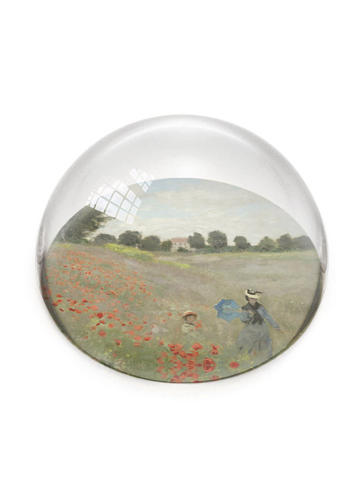 Glass Dome, Monet, Field of poppies