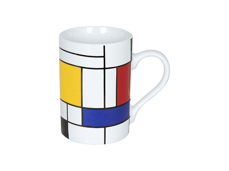 Tasse , Hommage Mondriaan - Grands fragments