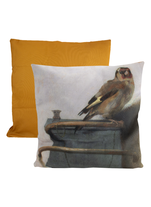 Housse de coussin, 45x45 cm, Fabritius, le chardonneret