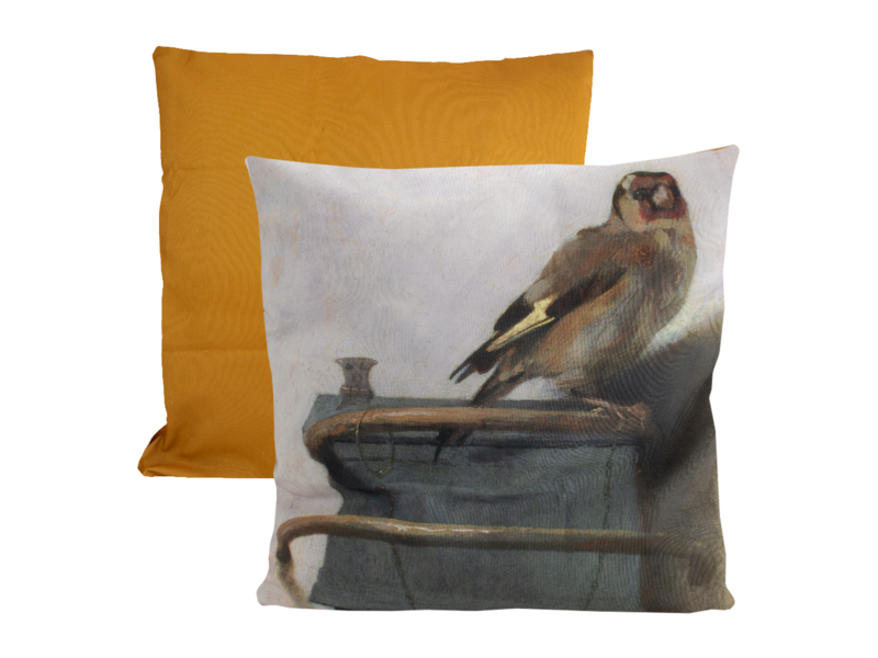 Housse de coussin, 45x45 cm, Fabritius, le chardonneret