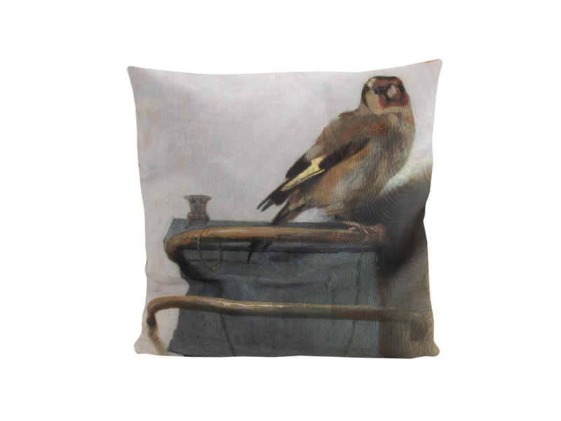 Housse de coussin, 45x45 cm, Fabritius, le chardonneret